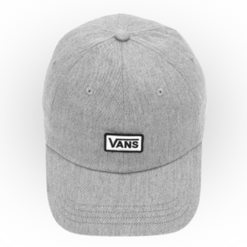 Vans classic Mens snapback hat tweed gray 100% cotton adjustable strap closure